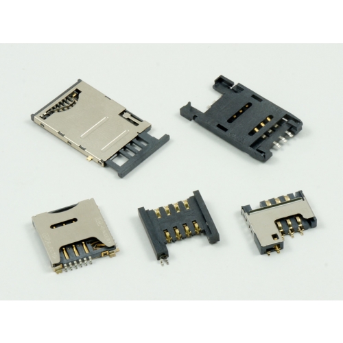 Smart card & SIM Connectors